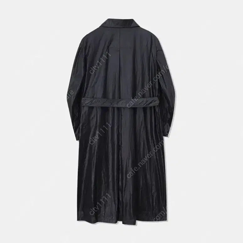 [BUNJANG] Ethos Black Trench Coat / 에토스 블랙 트렌치코트