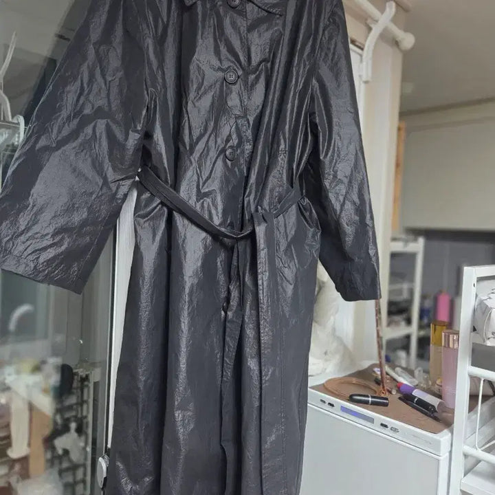 [BUNJANG] Ethos Black Trench Coat / 에토스 블랙 트렌치코트