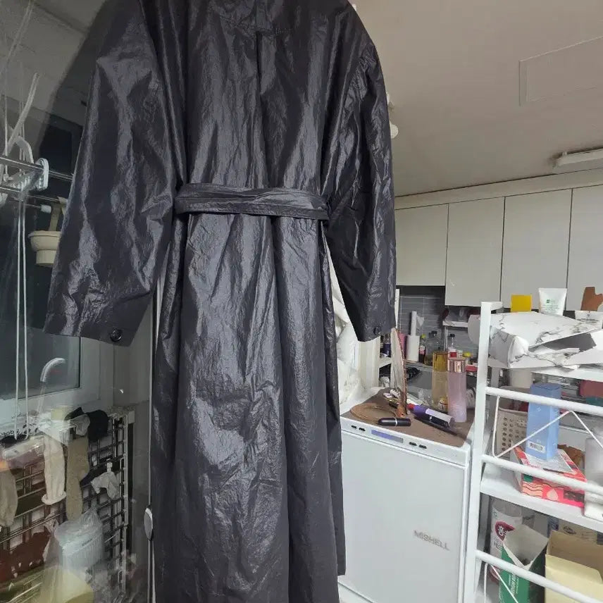 [BUNJANG] Ethos Black Trench Coat / 에토스 블랙 트렌치코트