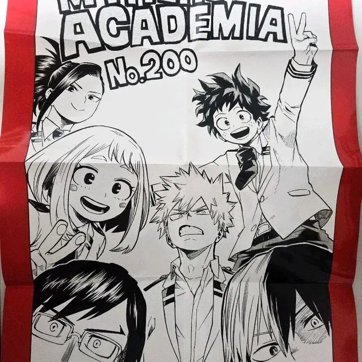 [BUNJANG] My Hero Academia 200th Episode Limited Poster / 나히아 히로아카 200화 기념 한정 포스터