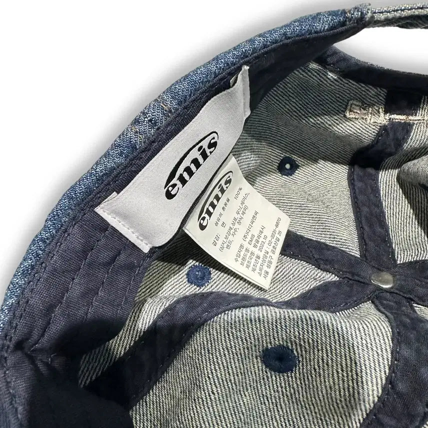 [BUNJANG] Emis Denim Baseball Cap / 이미스 데님 볼캡