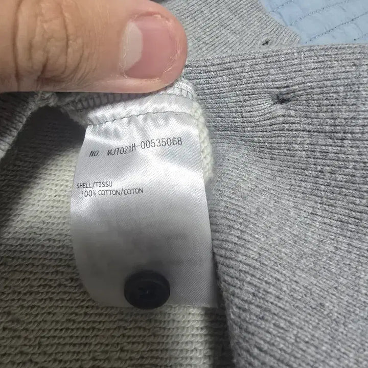 [BUNJANG] Thom Browne Gray Sweatshirt / (새상품급/25ss)톰브라운 그레이 맨투맨 2사이즈 급처분