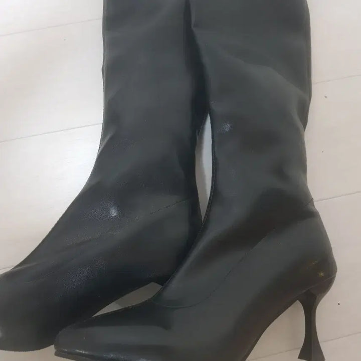 [BUNJANG] Black Long Boots (Size 235) / 블랙 롱 부츠 (235)미사용