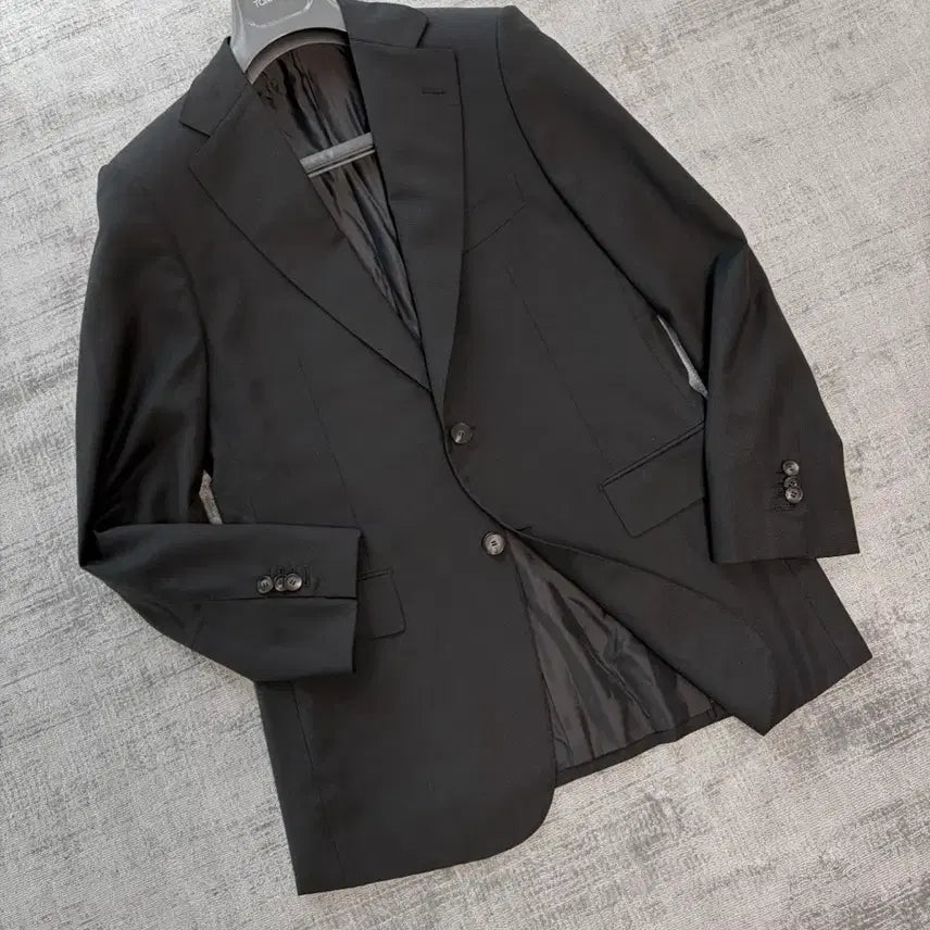 [BUNJANG] Lansmere Newman Line Hand-Sewn Blazer / 란스미어 메인라벨 시그니처 뉴먼라인 핸드쏘운 블레이저 그레이