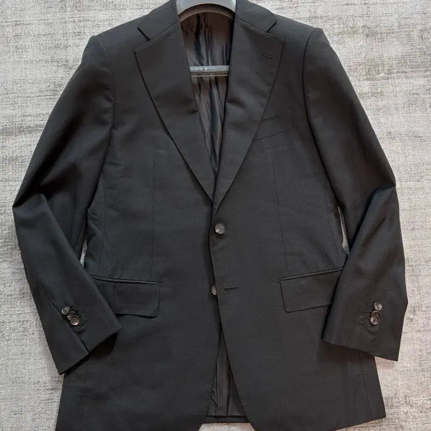 [BUNJANG] Lansmere Newman Line Hand-Sewn Blazer / 란스미어 메인라벨 시그니처 뉴먼라인 핸드쏘운 블레이저 그레이