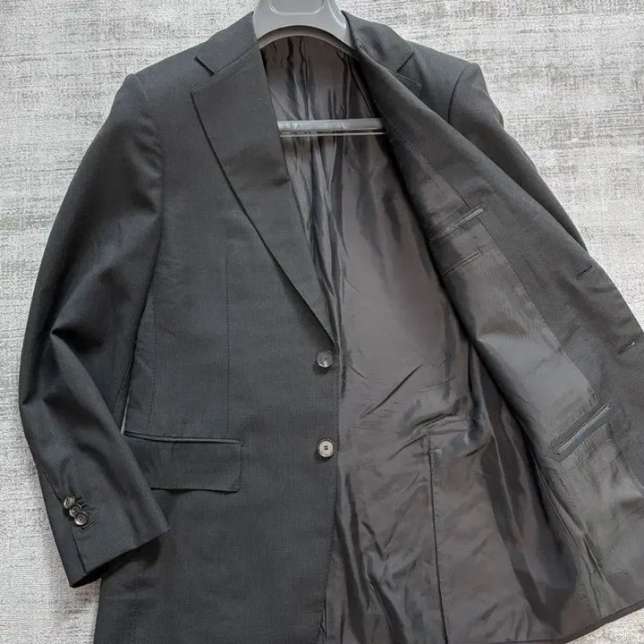 [BUNJANG] Lansmere Newman Line Hand-Sewn Blazer / 란스미어 메인라벨 시그니처 뉴먼라인 핸드쏘운 블레이저 그레이