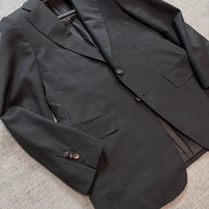 [BUNJANG] Lansmere Newman Line Hand-Sewn Blazer / 란스미어 메인라벨 시그니처 뉴먼라인 핸드쏘운 블레이저 그레이