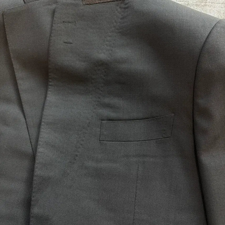 [BUNJANG] Lansmere Newman Line Hand-Sewn Blazer / 란스미어 메인라벨 시그니처 뉴먼라인 핸드쏘운 블레이저 그레이