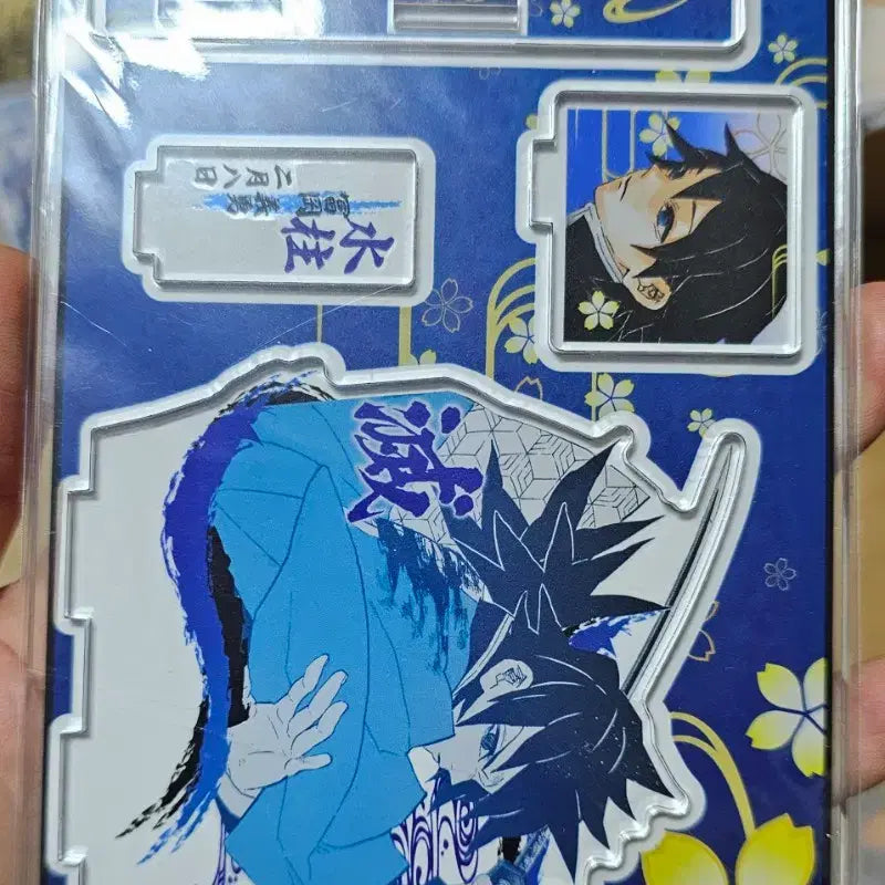 [SOLD OUT] 귀멸의 칼날 토미오카 기유 아크릴 디오라마 스탠드 + 캔버스