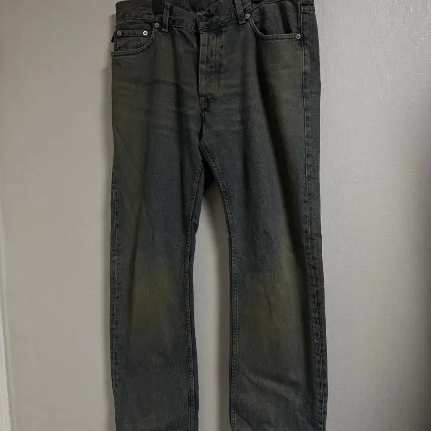 [BUNJANG] Helmut Lang 90s Oil Washed Denim Jeans / 90s 헬무트랭 오일워싱 데님진