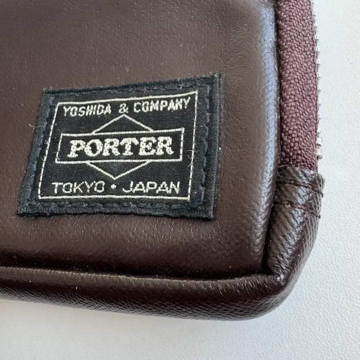 [BUNJANG] Porter Multi Coin Case Brown / 포터 멀티 코인 케이스 브라운