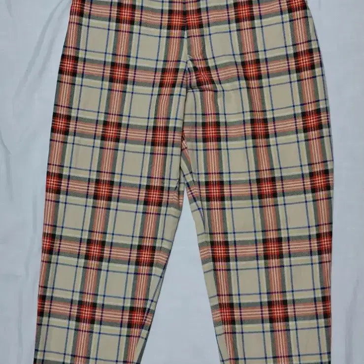 [BUNJANG] MACPHEE Classic Check Cotton Pants / [M] 투모로우랜드 마카피(MACPHEE) 클래식 체크 코튼 팬츠