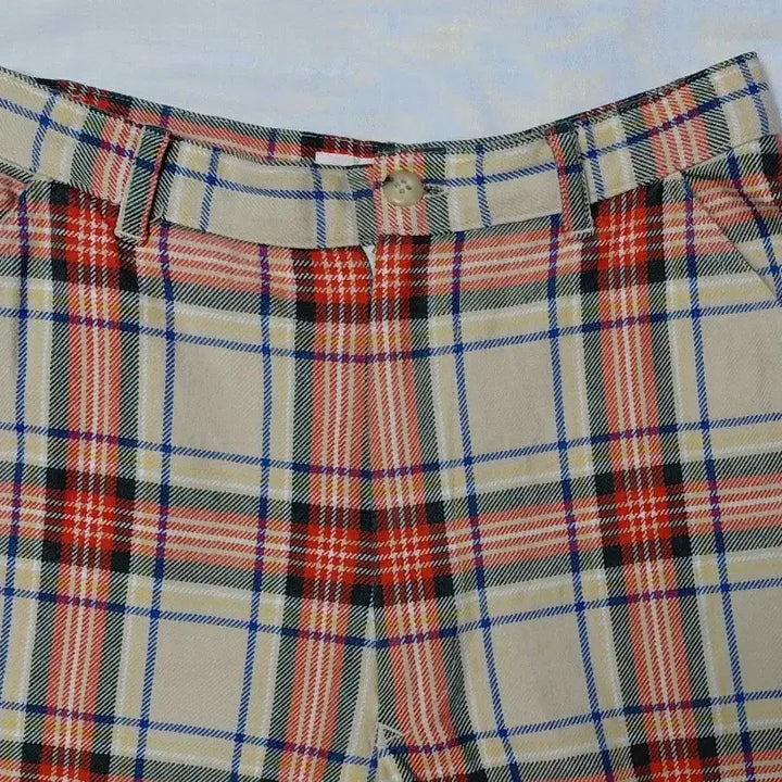 [BUNJANG] MACPHEE Classic Check Cotton Pants / [M] 투모로우랜드 마카피(MACPHEE) 클래식 체크 코튼 팬츠