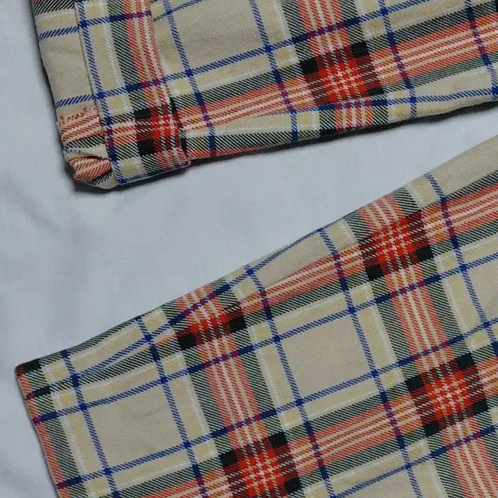 [BUNJANG] MACPHEE Classic Check Cotton Pants / [M] 투모로우랜드 마카피(MACPHEE) 클래식 체크 코튼 팬츠