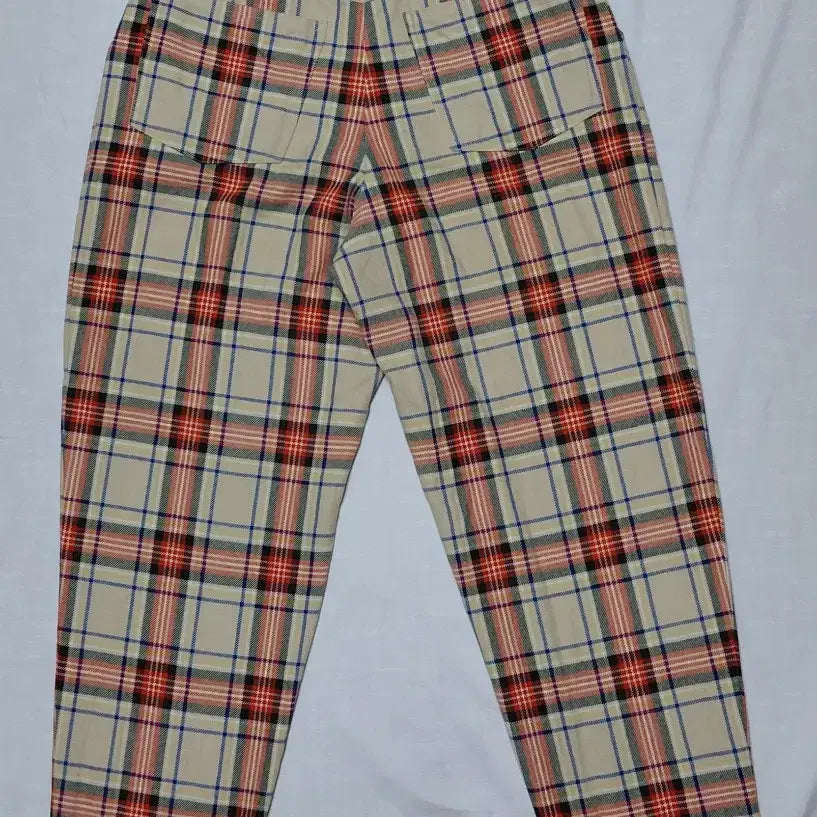 [BUNJANG] MACPHEE Classic Check Cotton Pants / [M] 투모로우랜드 마카피(MACPHEE) 클래식 체크 코튼 팬츠