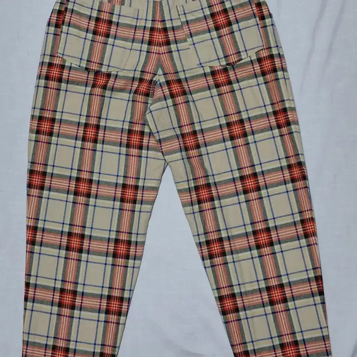 [BUNJANG] MACPHEE Classic Check Cotton Pants / [M] 투모로우랜드 마카피(MACPHEE) 클래식 체크 코튼 팬츠