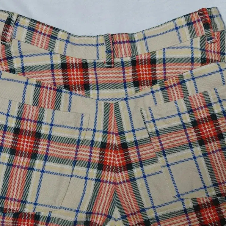 [BUNJANG] MACPHEE Classic Check Cotton Pants / [M] 투모로우랜드 마카피(MACPHEE) 클래식 체크 코튼 팬츠