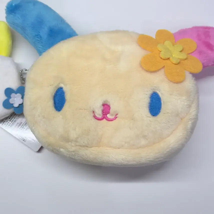 [BUNJANG] Sanrio Usahana Nakayoshi Mascot Face Pouch Keychain / 산리오 우사하나 나카요시 마스코트 얼굴 인형 파우치 키링
