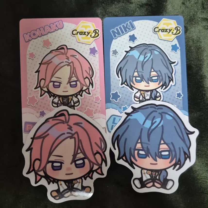 [BUNJANG] Ensemble Stars Nikki Kohaku Bundle Set Photocard Stickers / 앙스타 갤럭시 포토카드 스티커 니키 코하쿠 세트 일괄