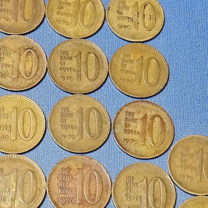 [BUNJANG] 1970 10 Won Brass Coin / 1970년10원 황동주 미품