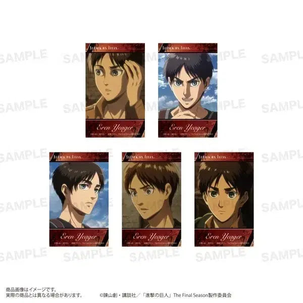 [BUNJANG] Attack on Titan Eren Mini Card Set / 진격의거인 에렌 미니카드