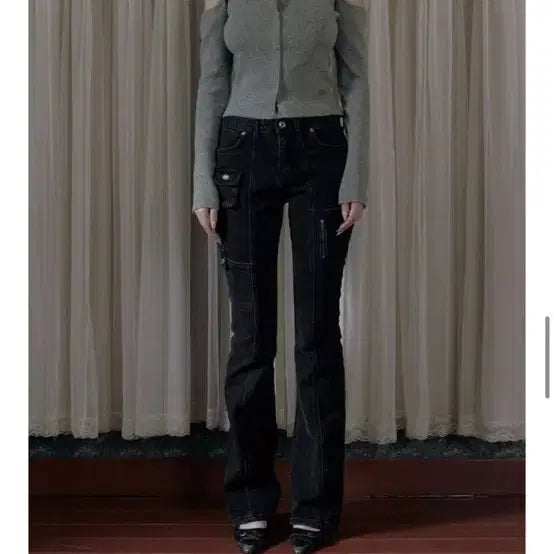 [BUNJANG] Bohemse Bohemian Seoul Side Pocket Bootcut Jeans M / 보헴서 보헤미안서울 사이드 포켓 부츠컷 진스 M