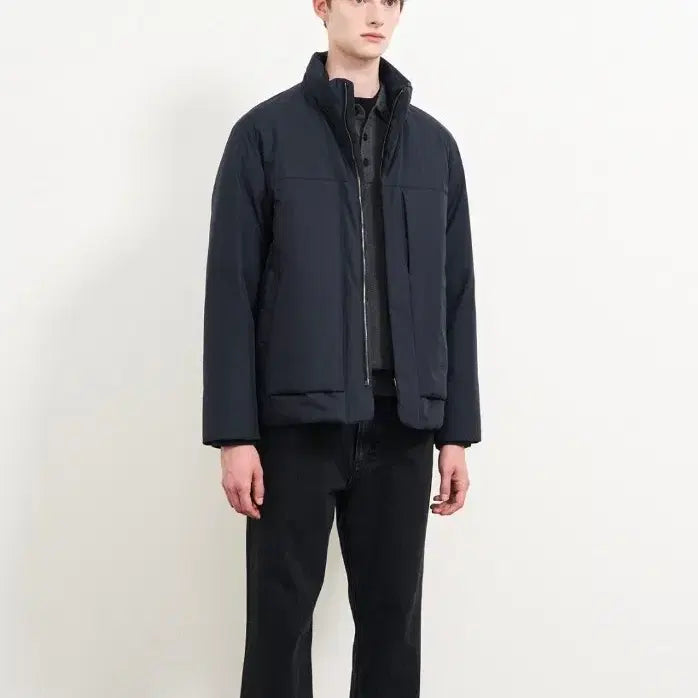 [BUNJANG] Time Homme High-Neck Goose Down Jacket / 24~25FW 타임옴므 하이넥 구스다운 95사이즈