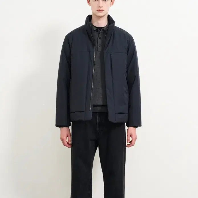 [BUNJANG] Time Homme High-Neck Goose Down Jacket / 24~25FW 타임옴므 하이넥 구스다운 95사이즈