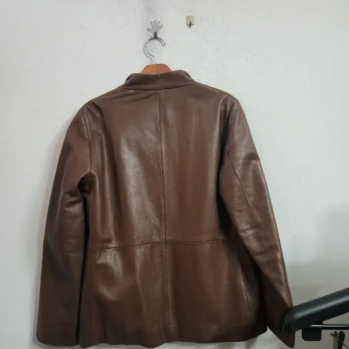 [BUNJANG] Vintage Brown Leather Jacket (Women's) / 빈티지브라운 가죽 자켓 (여성)66