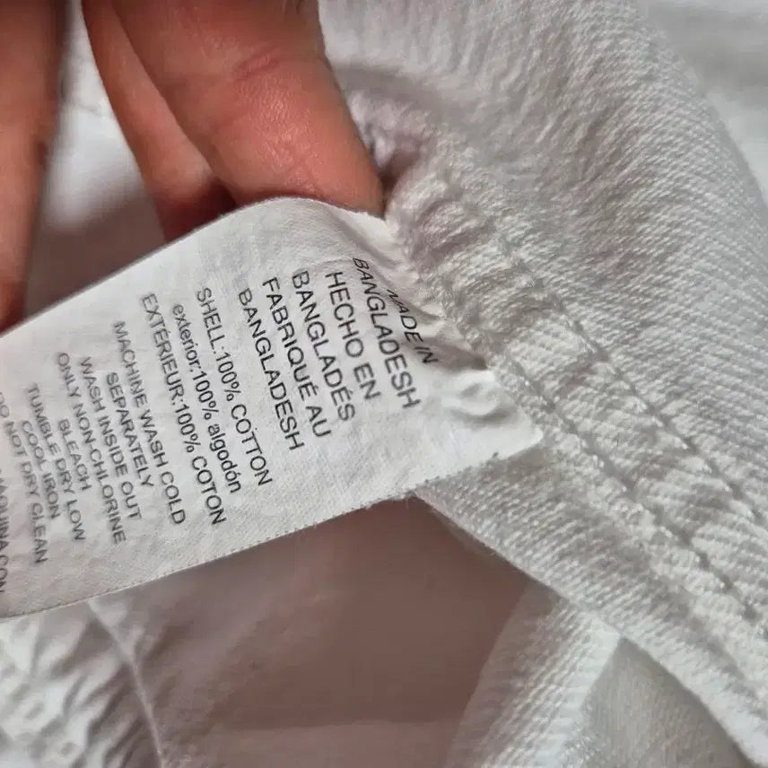 [BUNJANG] Michael Kors White Denim Jacket L / 마이클코어스 화이트 데님 자켓 L