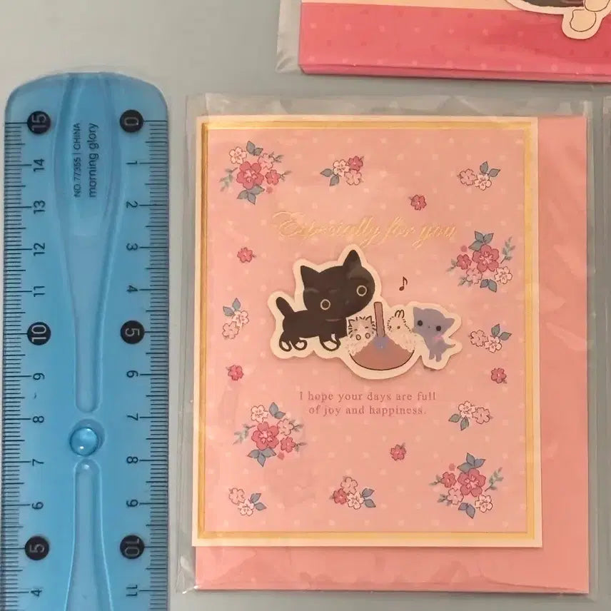 [BUNJANG] San-X Kutsushitaneko Socks Cat Postcard Stationery Card / 고전문구 산엑스 쿠츠시타냥코 양말고양이 엽서 편지지 카드
