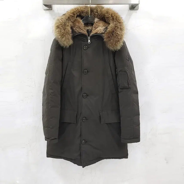 [BUNJANG] Moncler GRANDALPE Hooded Down Padded Jacket / 2 / 몽클레어 카키 GRANDALPE 후드 패딩 자켓