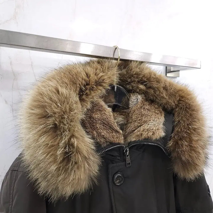 [BUNJANG] Moncler GRANDALPE Hooded Down Padded Jacket / 2 / 몽클레어 카키 GRANDALPE 후드 패딩 자켓
