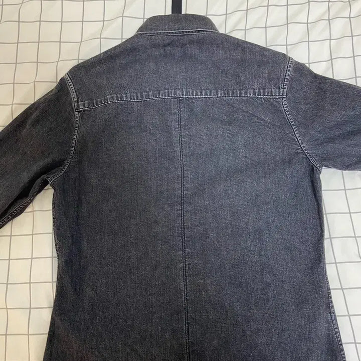 [BUNJANG] Chrome Hearts Cross Patch Denim Shirt Jacket (M) / 크롬하츠 크로스 패치 데님 셔츠 자켓 사이즈 m (신세계 국문택)