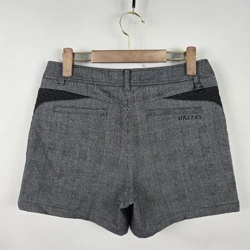 [BUNJANG] Hazzys Women's Fleece Checkered Shorts / [무료배송]헤지스 70(27-28) 여성 기모 스판 체크 반바지 쇼츠
