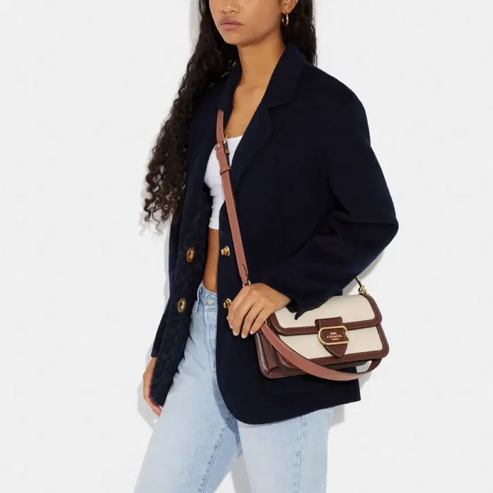 [BUNJANG] COACH Morgan Shoulder Bag / 코치 COACH 캔버스 모건 숄더백 가방