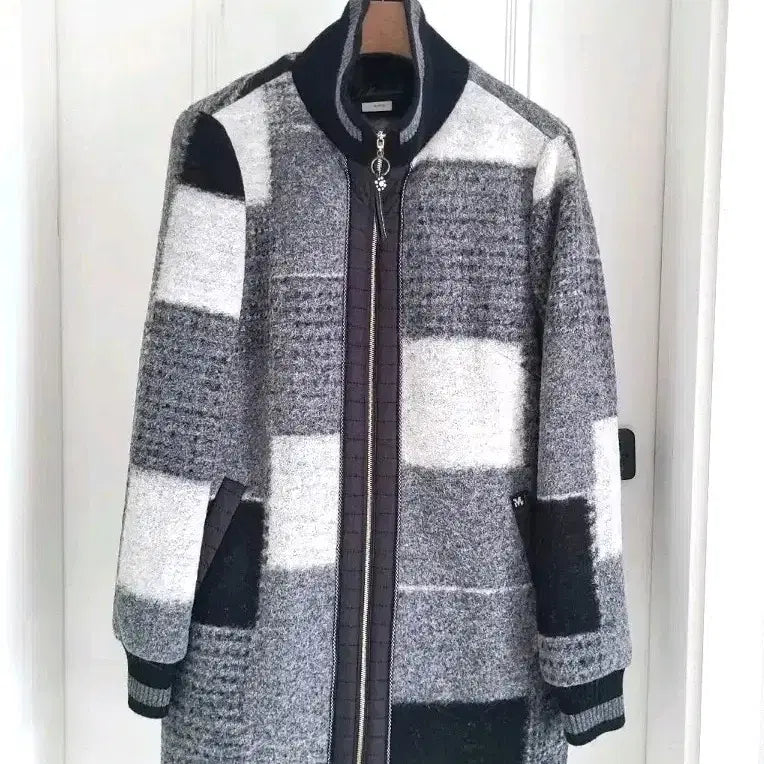 [BUNJANG] Mademoiselle Wool Blend Half Zip Jacket / (새상품) 여성 울 집업 하프 자켓