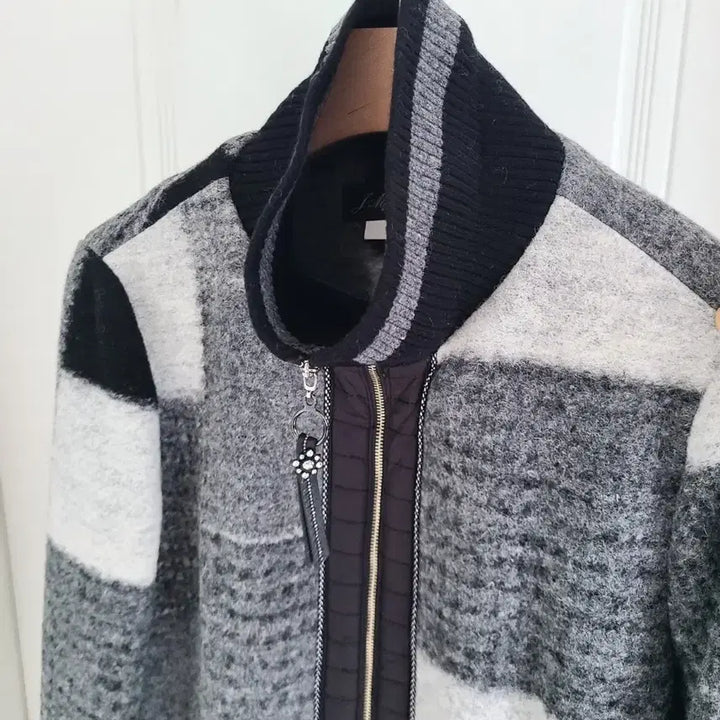 [BUNJANG] Mademoiselle Wool Blend Half Zip Jacket / (새상품) 여성 울 집업 하프 자켓