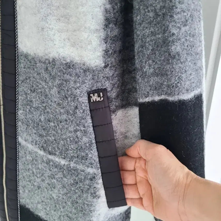 [BUNJANG] Mademoiselle Wool Blend Half Zip Jacket / (새상품) 여성 울 집업 하프 자켓