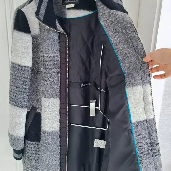 [BUNJANG] Mademoiselle Wool Blend Half Zip Jacket / (새상품) 여성 울 집업 하프 자켓