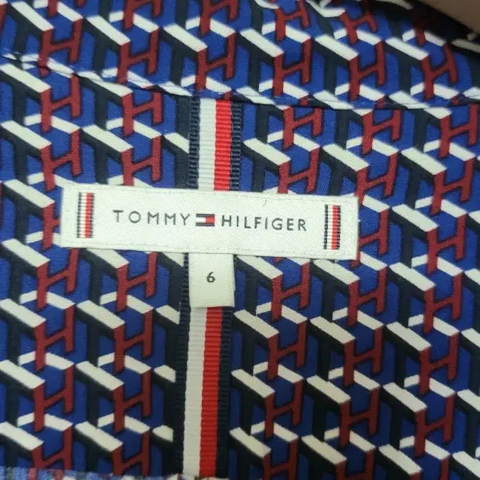 [BUNJANG] Tommy Hilfiger Pattern Wrap Dress / Tommy Hilfiger 패턴 랩 원피스 Size 6