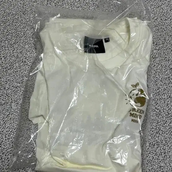 [BUNJANG] Nepa Green Mind T-Shirt Vanilla Ice / [네파]그린마인드 반팔티(새상품)