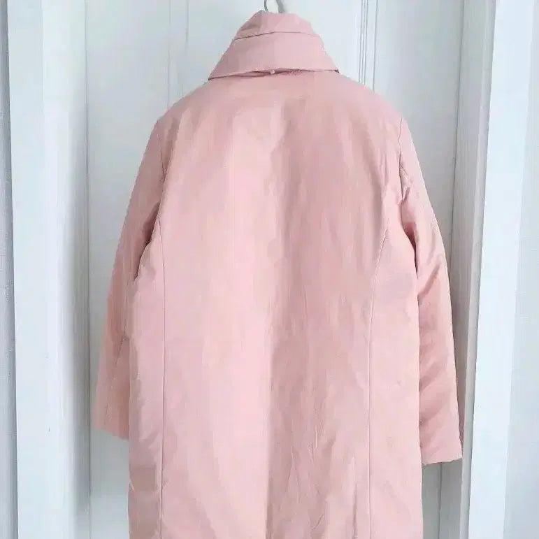 [BUNJANG] Goose Down Padded Coat + Scarf Set / 구스 패딩 코트 + 목도리 세트
