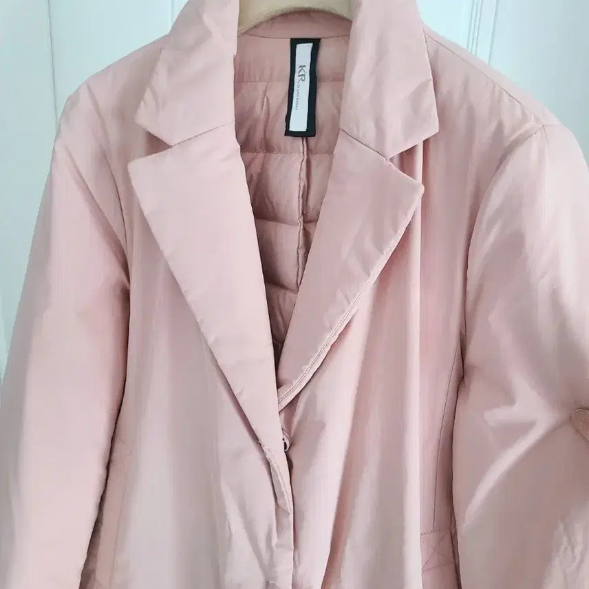 [BUNJANG] Goose Down Padded Coat + Scarf Set / 구스 패딩 코트 + 목도리 세트