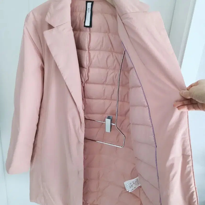 [BUNJANG] Goose Down Padded Coat + Scarf Set / 구스 패딩 코트 + 목도리 세트