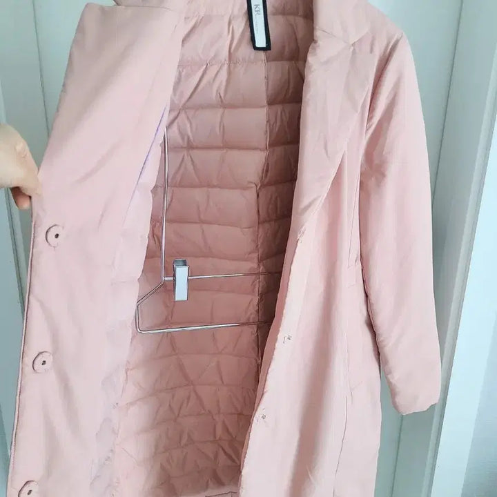 [BUNJANG] Goose Down Padded Coat + Scarf Set / 구스 패딩 코트 + 목도리 세트