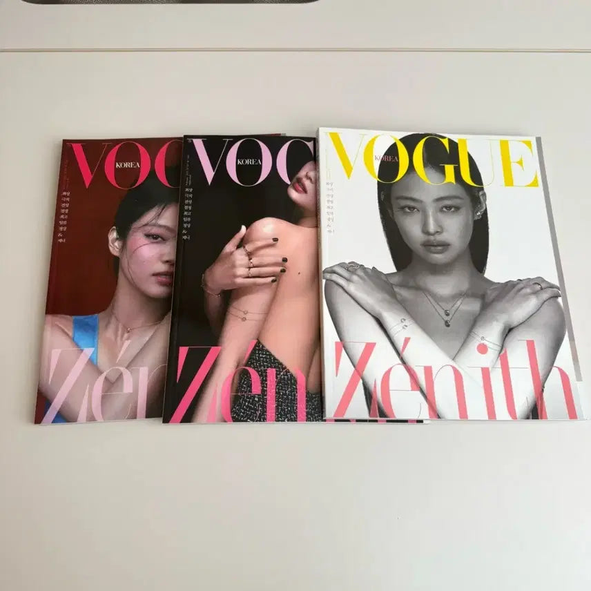 [BUNJANG] Vogue Korea Jennie 3-Piece Set / 보그 코리아 제니 3종 세트블랙핑크