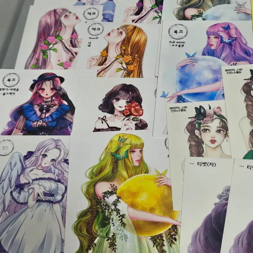 [BUNJANG] Assorted Portrait Stickers Bundle / 다꾸 인물 스티커 대량 믹스