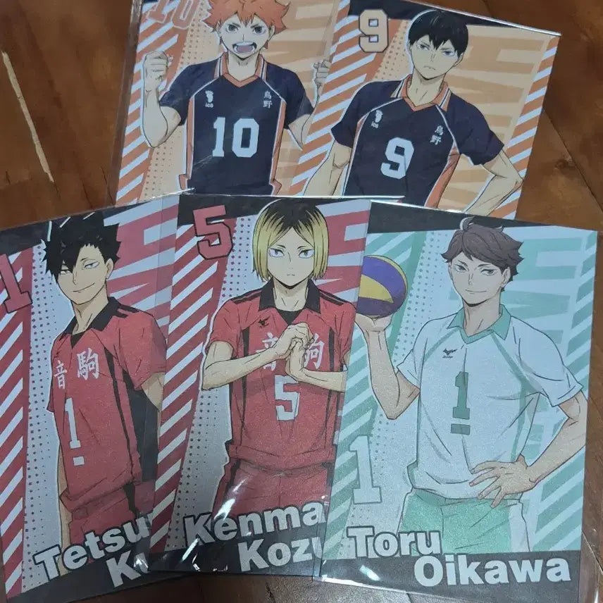 [BUNJANG] Haikyu Pop-up Store Postcard Bundle Set / 하이큐 팝업 엽서 5장 일괄