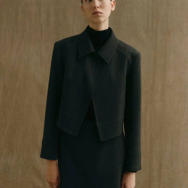 [BUNJANG] Sie Josephine One Button Jacket Charcoal XS / sie 시에 조세핀 원 버튼 자켓 차콜 XS